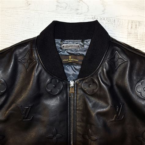 lv leather jacket men|louis vuitton men's leather jacket.